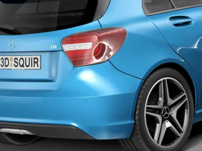 Mercedes-Benz A180 Eco 2015 3D model