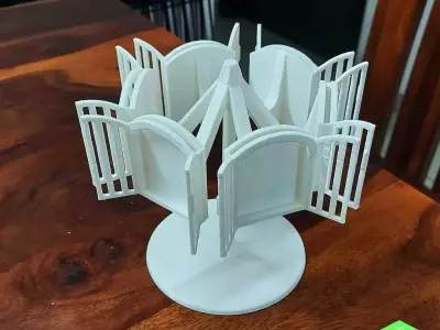 Revolving Face Window Photo Frame 3D print model