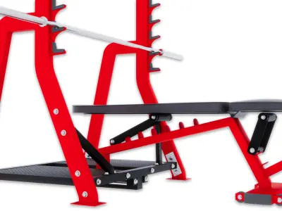 Gym Equipment Mega Collection - 28 Models Low-poly 3D model