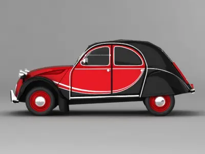 CITROEN 2CV Charleston 3D model