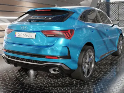 2019 Audi Q3 RS Sportback 3D model