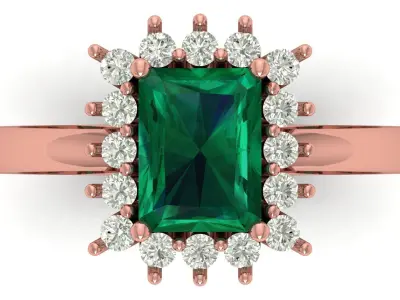 Engagement Ring Free 3D print model 4