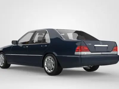 Mercedes Benz S Class - W140 3D model
