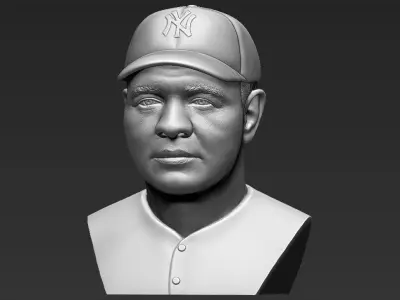 Babe Ruth bust 3D printing ready stl obj formats 3D print model