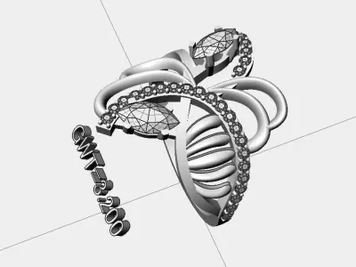 FASHION RING 3D model