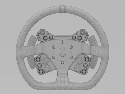 Racing Wheel P119 Cup Car for Racing Simulator 3D model