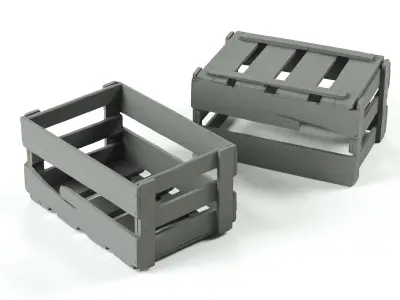 POLYPASTA - Wooden box 03 3D model