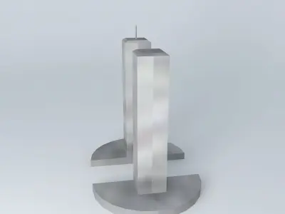 ioliol world trade center towers Free 3D model