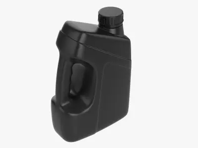 Plastic motor oil container 3D model