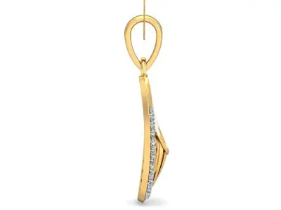 Solitaire Pendant 3dm stl FBX OBJ Render Detail 3D print model