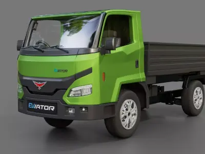 Montra Electric Eviator Pickup Truck 3D model