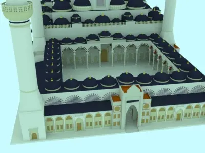 Istanbul New Grand Mosque 3D model