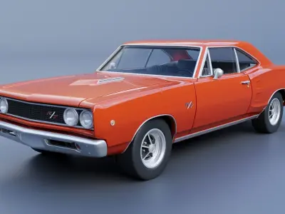 Dodge Coronet 1968 3D print model