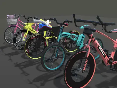 Bicycles Models 3D model