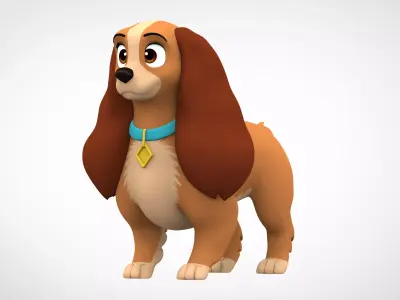 Beauty Lady 3D model