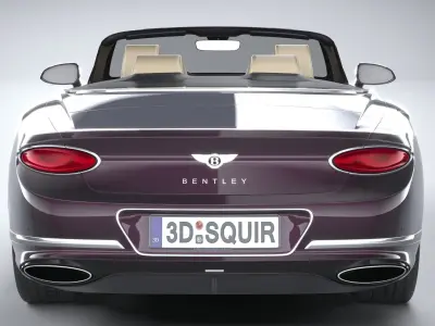 Bentley Continental GT Convertible 2020 3D model