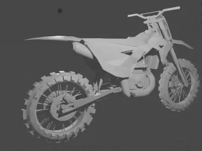 Enduro Motorcycle  3D model