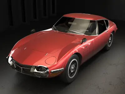 Toyota 2000 GT 3D model