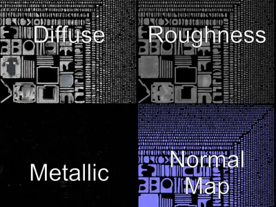 Ornate Pavilion Model Pack for Architectural Visualizations Low-poly 3D model