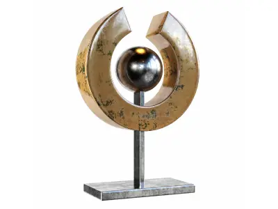 Abstract sculpture AS-001 3D model