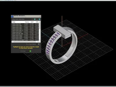 Tiffany T Ring 3D print model