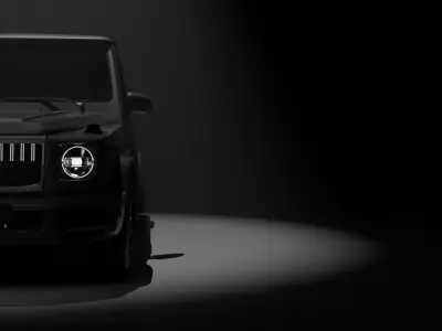 High Poly Mercedes G-Wagon 3D Model for Rendering and Animation 3D model