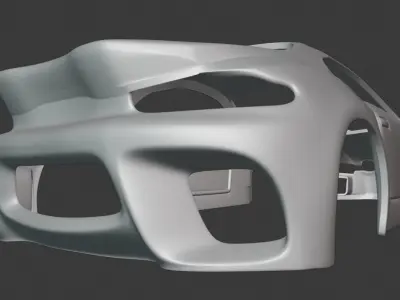 BODY CAR - MERCEDES BENZ  3D print model