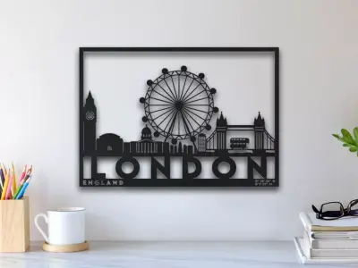 London Wall Art 3D print model
