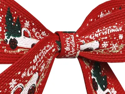 Christmas Bow Ribbon 76 Low-poly 3D model