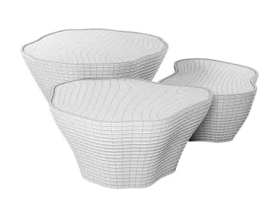 Resin Coffee Tables 3D model