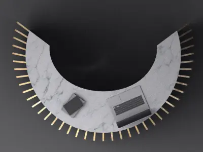 Parametric Wavy Wooden Furniture 11 - CNC files for cutting 3D model