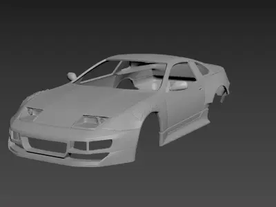 Nissan 300ZX Tuning Body For Print 3D print model