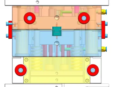 Plastic Mold TAIL LAMP  INNER SCREEN STOP 3D print model