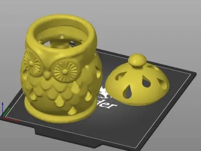 light owl  3D print model