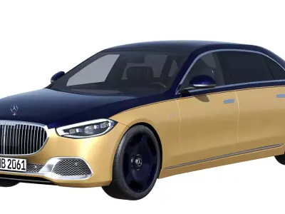 Mercedes-Maybach S680 V12  3D model