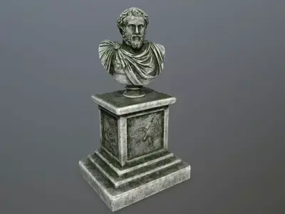 Marcus Aurelius  1 Low-poly 3D model