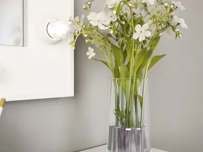 Workplace I Dressing table I Pottery Barn 3D model