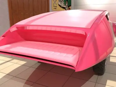 Panthermobile from pink panther 3D model