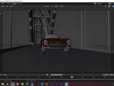 Blender car animation render ready car animation  Free 3D model