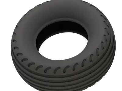 Automotive Truck Tyre 3D print model