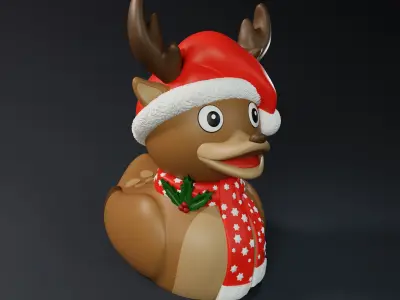 Christmas Themed Rubber Duck Pack 3D print model