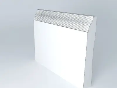 Plain base molding Free 3D model