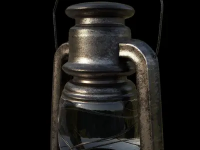 Medieval Lantern 3D model