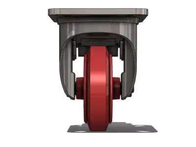 Rodizio Giratorio Rod Car GLR 312 OA UFK Rotary Wheel 3D model