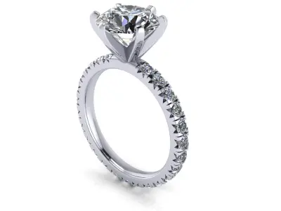 Wedding Ring Size 4 3D print model