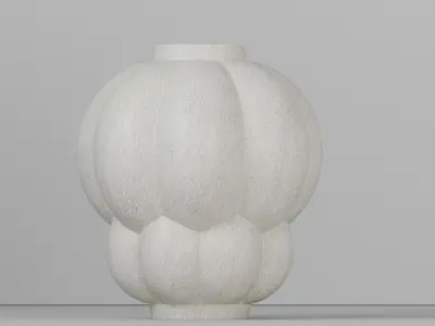 Uva Vase Big off-white matte 3D model