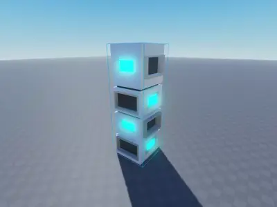 Futuristic Tower  Free 3D model
