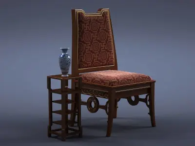 cabinet cabinet wardrobe sofa bed table bookshelve 3D model