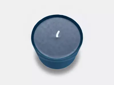 FRUKTSKOG Scented candle in glass 1 3D model