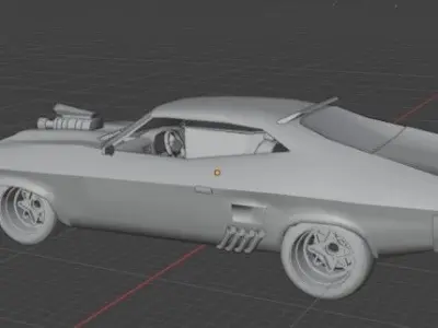 mad max Free low-poly 3D model